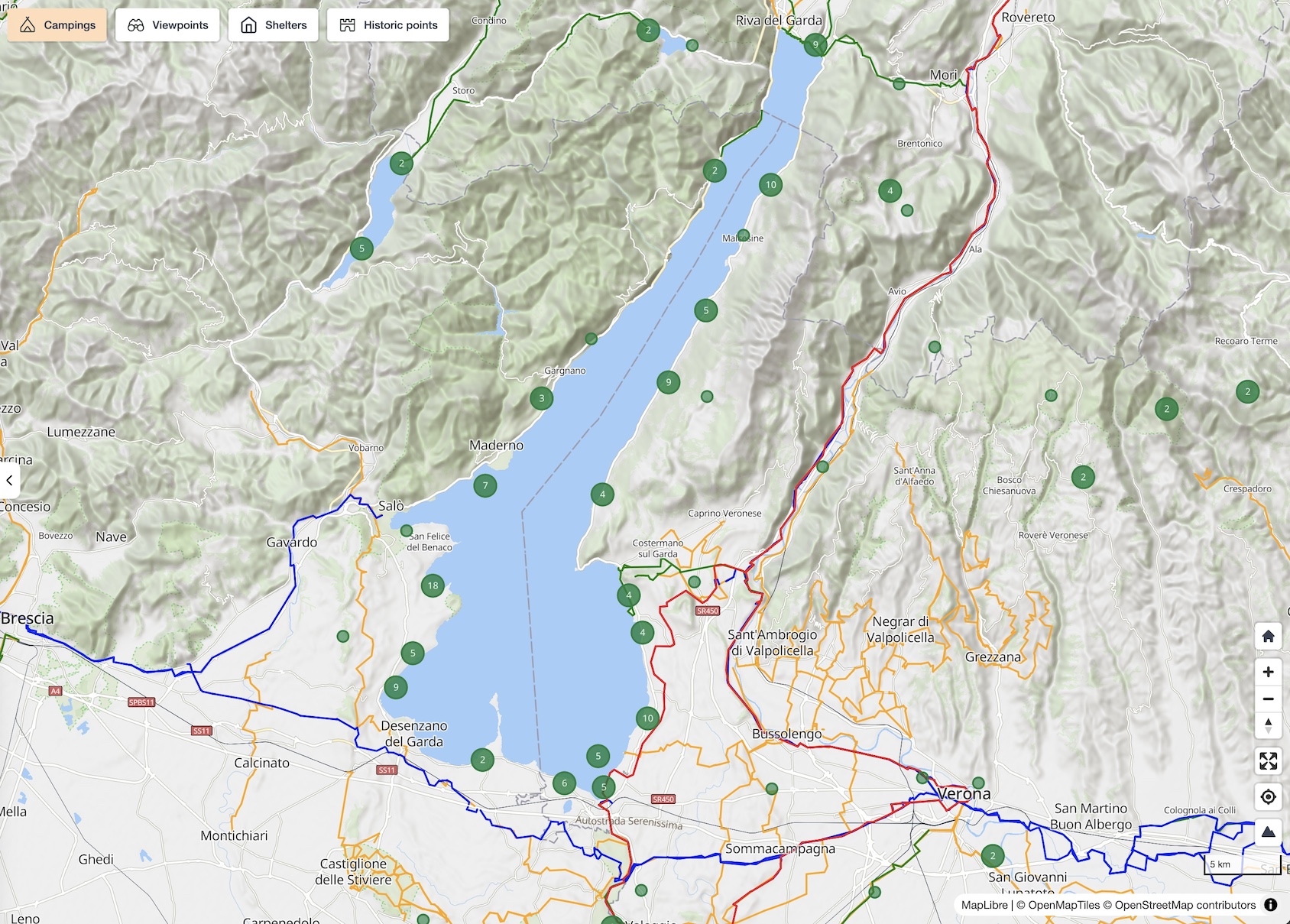 cycling routes in Europe